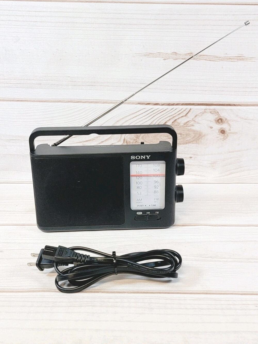 Sony ICF-506 Analog Tuning Portable FM/AM Radio Tested Excellent